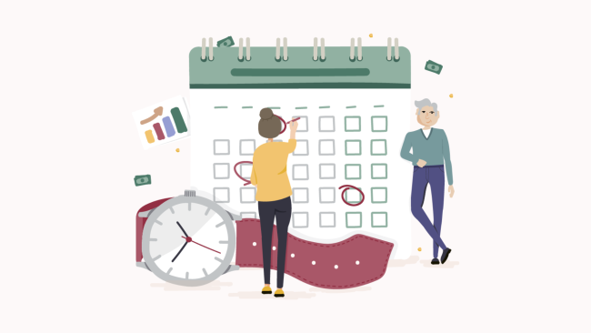 Fathom illustration of events list Fathom illustration of events list