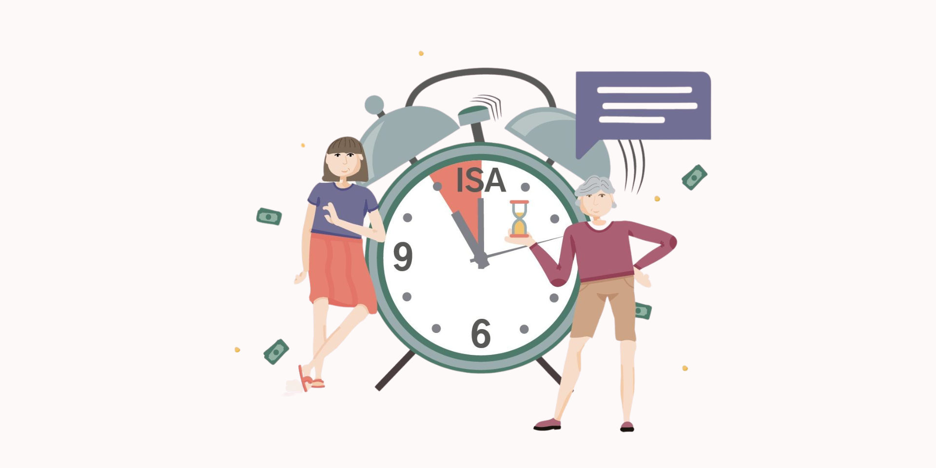 Fathom illustration of ISA clock
