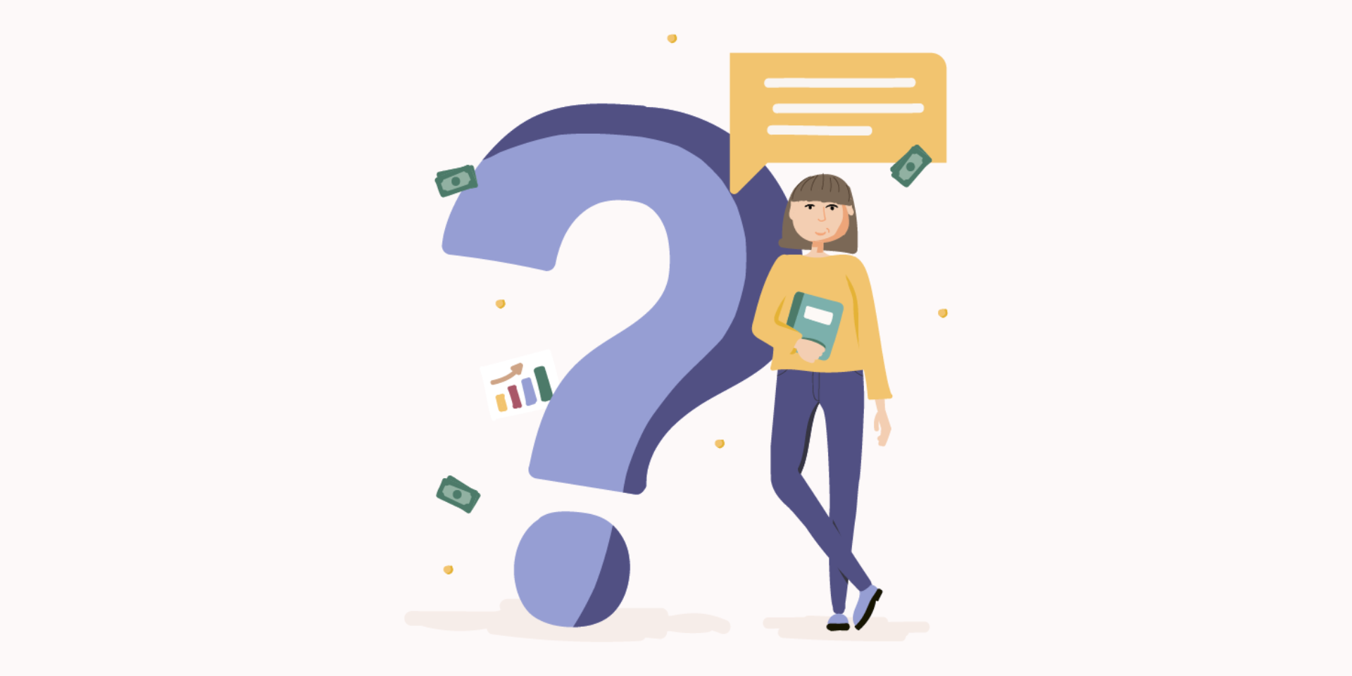 Fathom illustration of FAQs