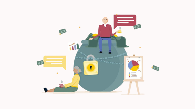 locked pension pot